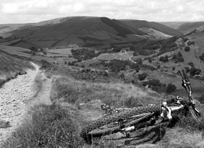 Gebirgsfahrrad in der Valtiberina Toskana