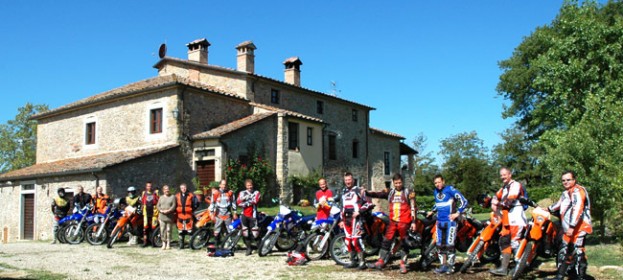 Motorbikes and Rally in Tuscany: paths for bikers along medieval villages and tuscan hills, enduro trails in the Apennines mountains